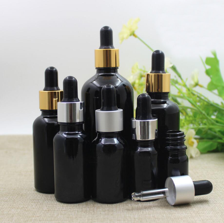 Gel Refill Pack - 50 ml zwarte glazen fles etherische