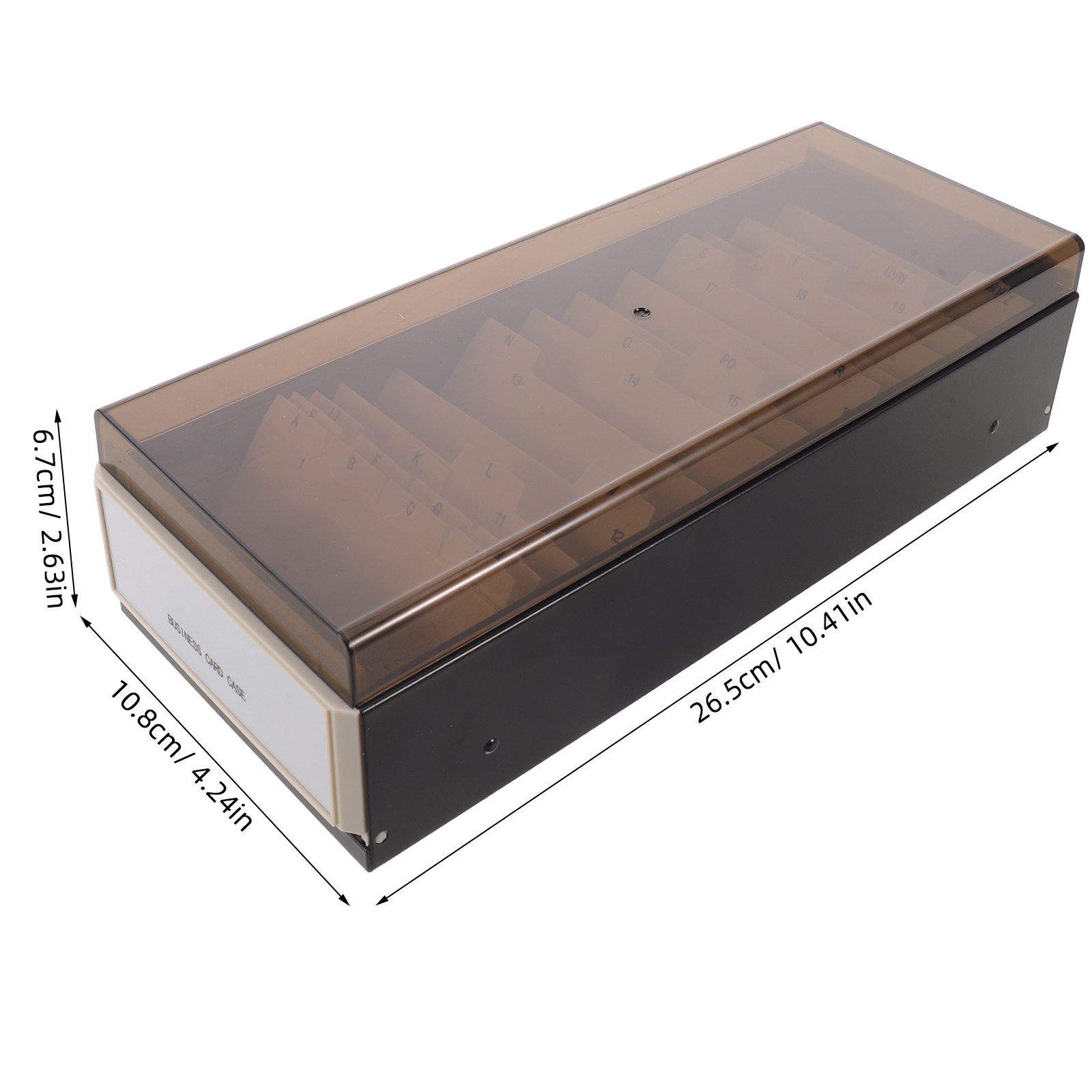 Visitekaartjeshouder met grote - Card Index Box recensie en prijs