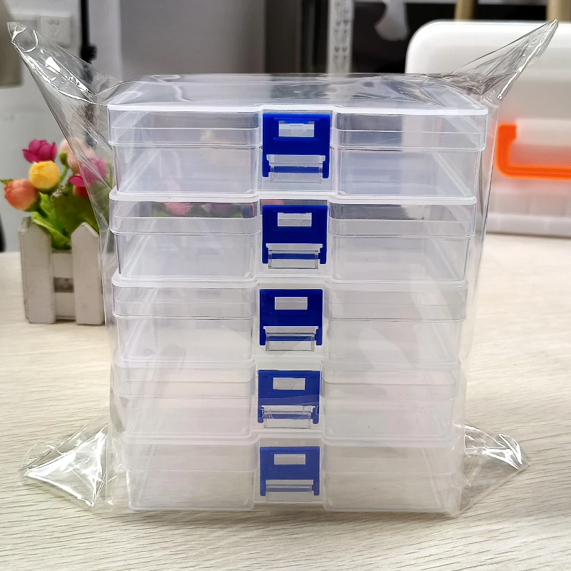 5 transparante plastic opbergd - Card Index Box recensie en prijs