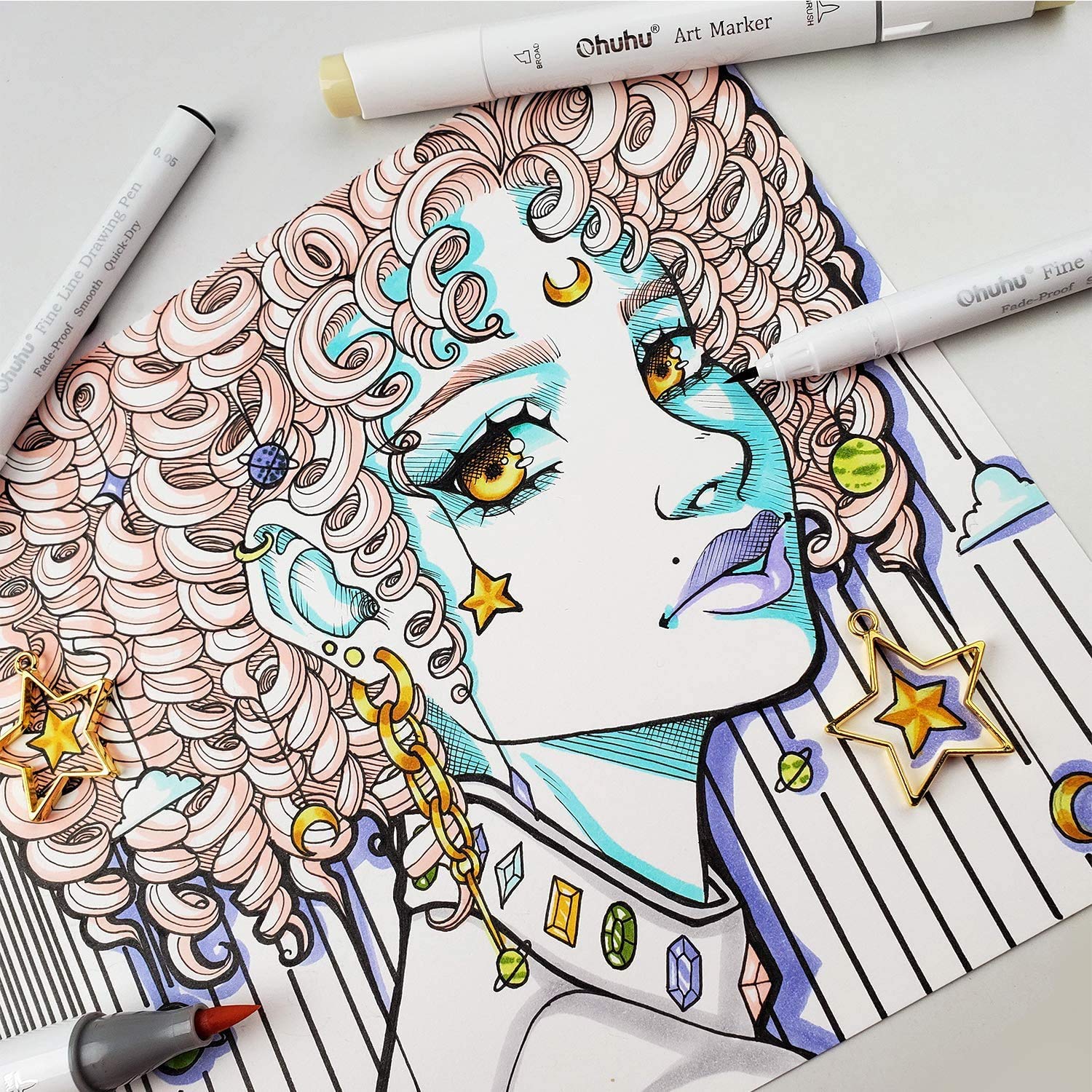 Ohuhu Micro Pen Fineliner Teke - Copic Marker Sketch recensie en prijs