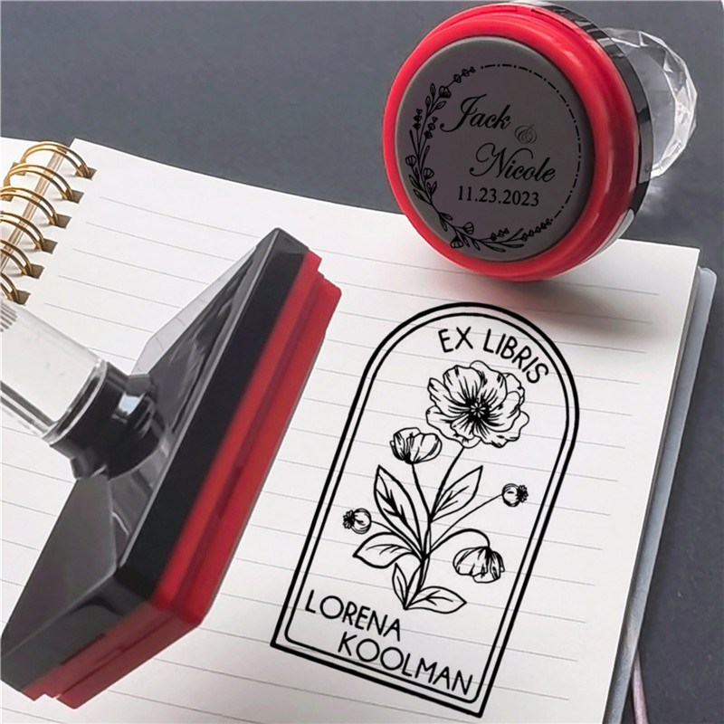 Gepersonaliseerde logo zelfink - Rubber Date Stamp recensie en prijs