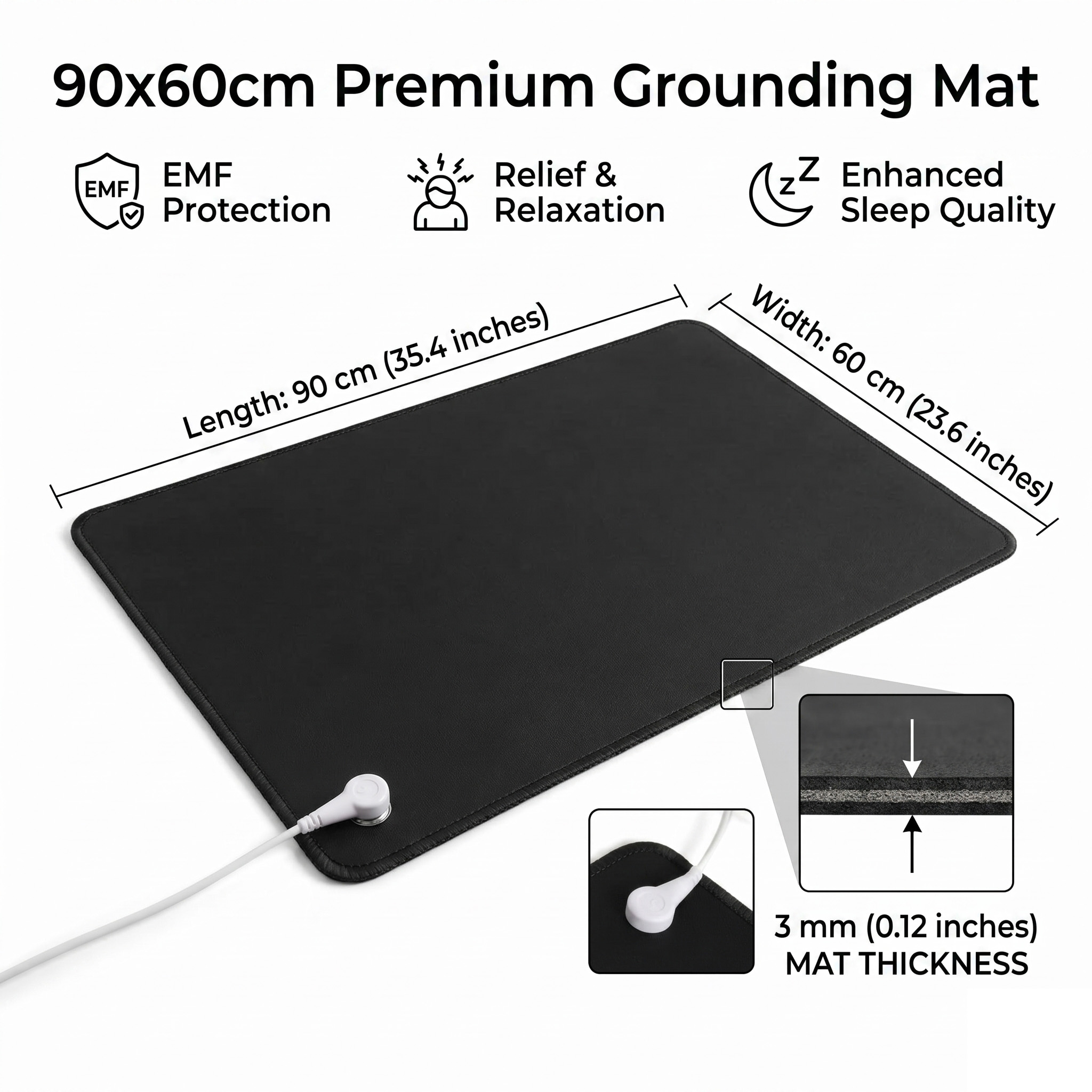 3mm PU Leder Aardingsmat Aardi - Leather Desk Pad recensie en prijs